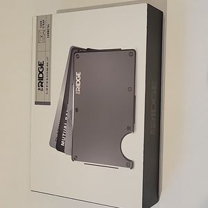 Ridge wallet gunmetal